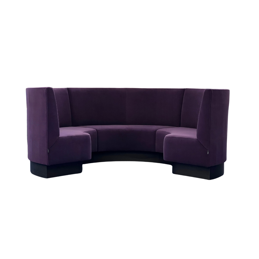 Horecabank Rond RB-03 vlakke rug