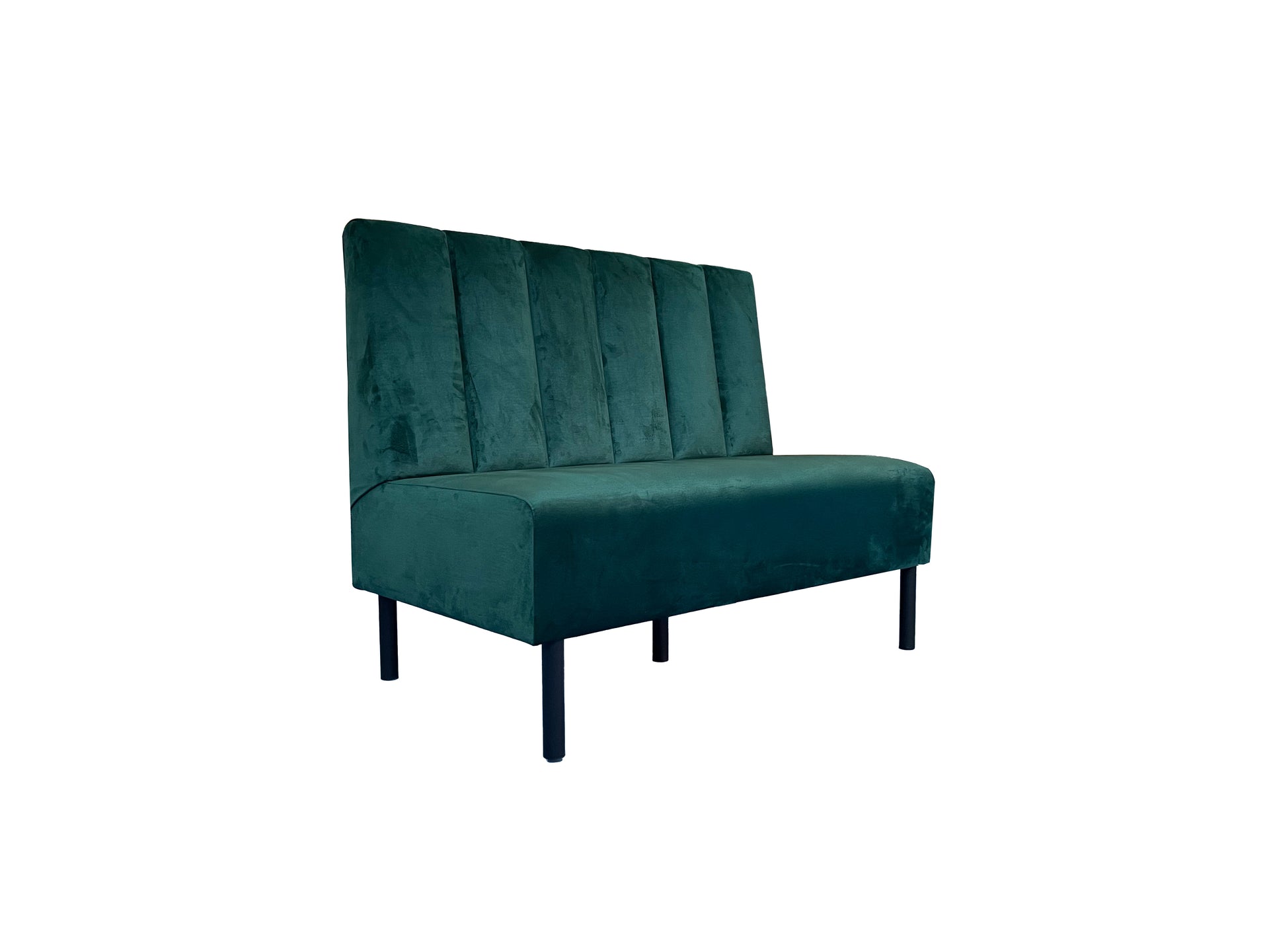 Horecabank MB-31 – Donkergroene Fluwelen Maatwerk Horecabank