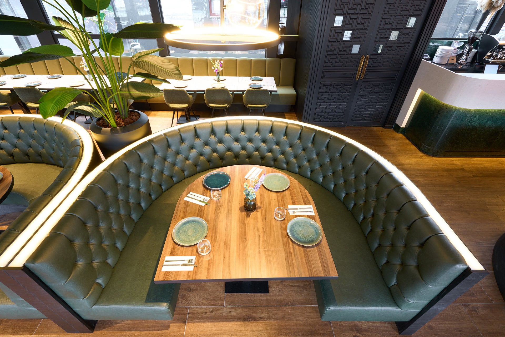Horeca U‑bank UB‑03 – Maatwerk U‑vormige Horecabank