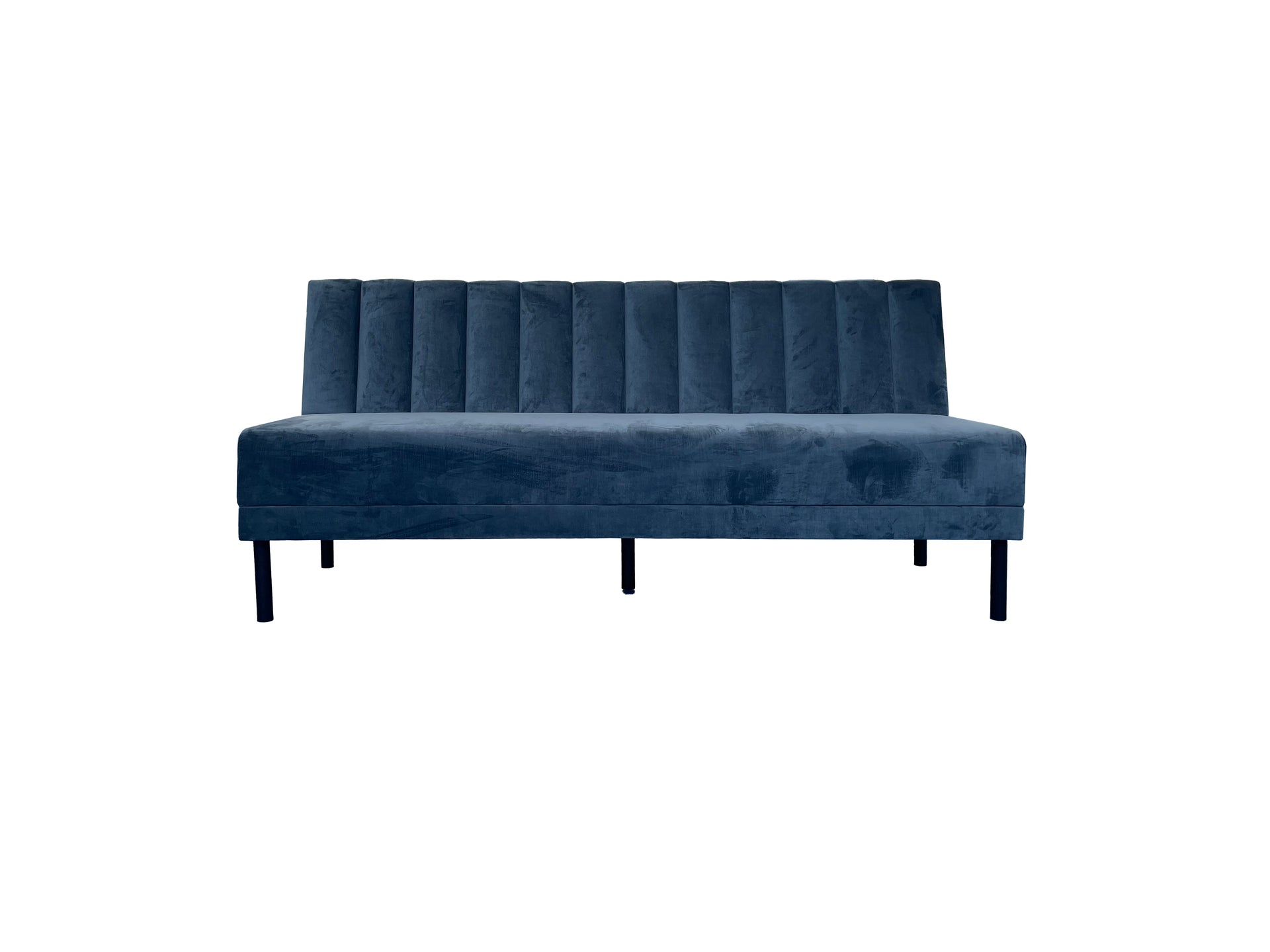 Horecabank MB-32 – Blauwe Fluwelen Maatwerk Horecabank